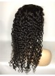 Lace front wig pre plucked hair line baby hair natural color  bleached knots 100% human hair 8A + quality curly